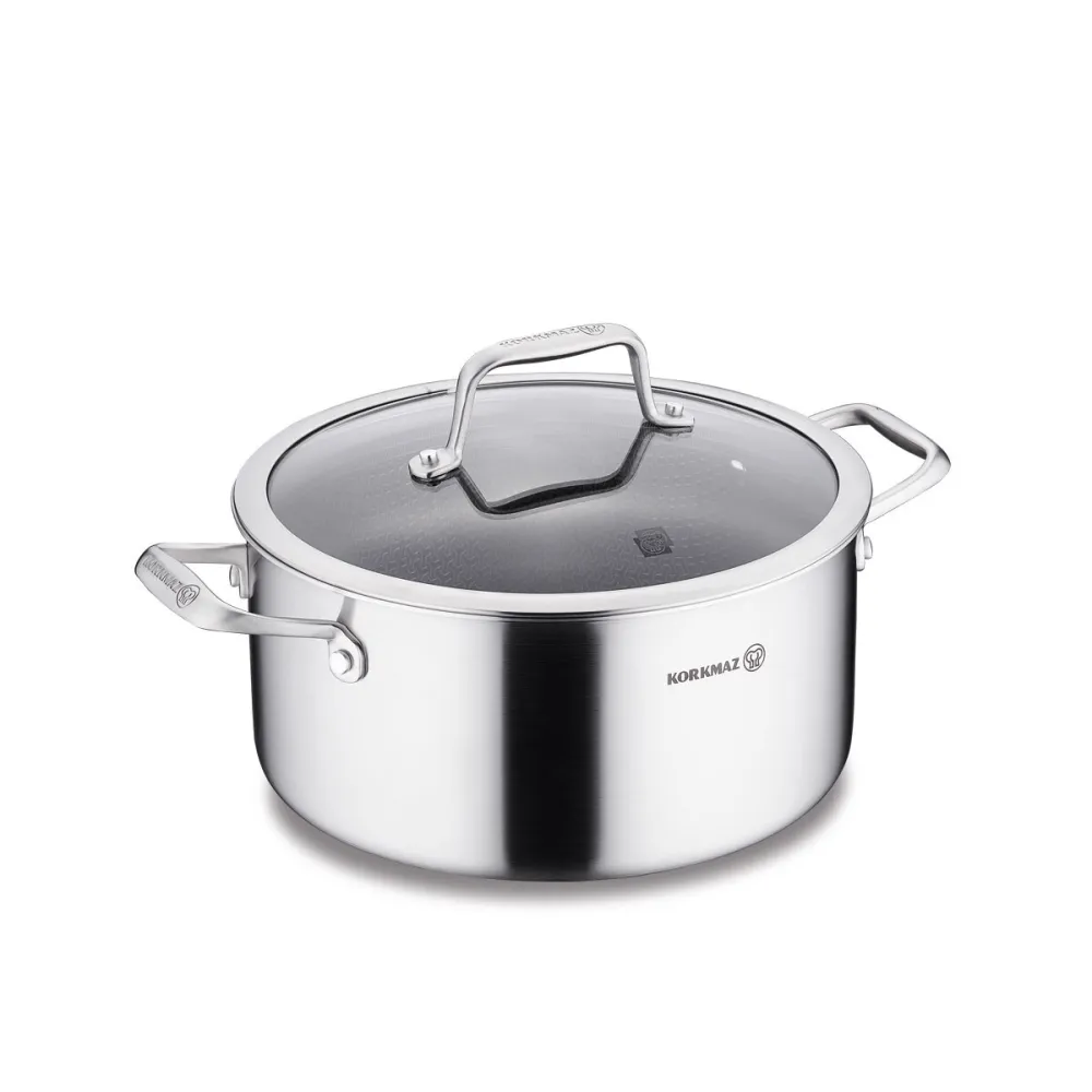 Korkmaz A3872 Casserole Altima 24x12cm / 5.4l ქვაბი - 30