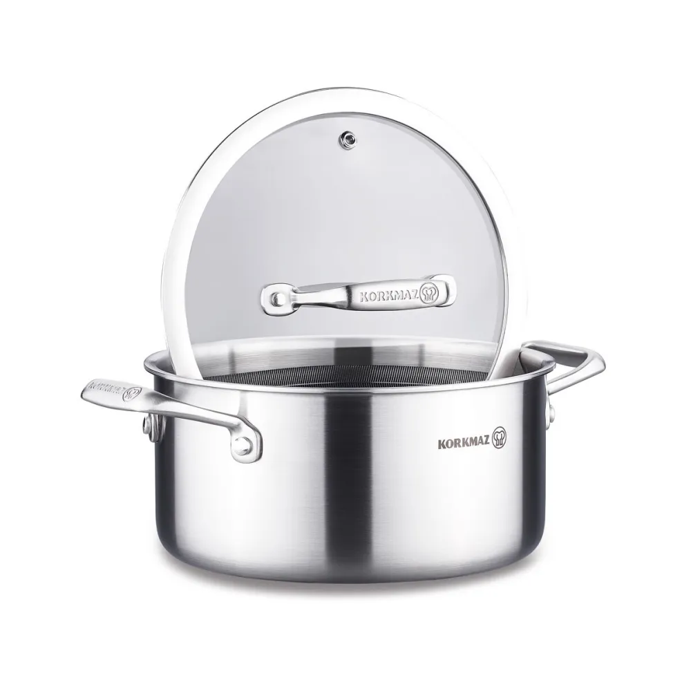 Korkmaz A3872 Casserole Altima 24x12cm / 5.4l ქვაბი - 31